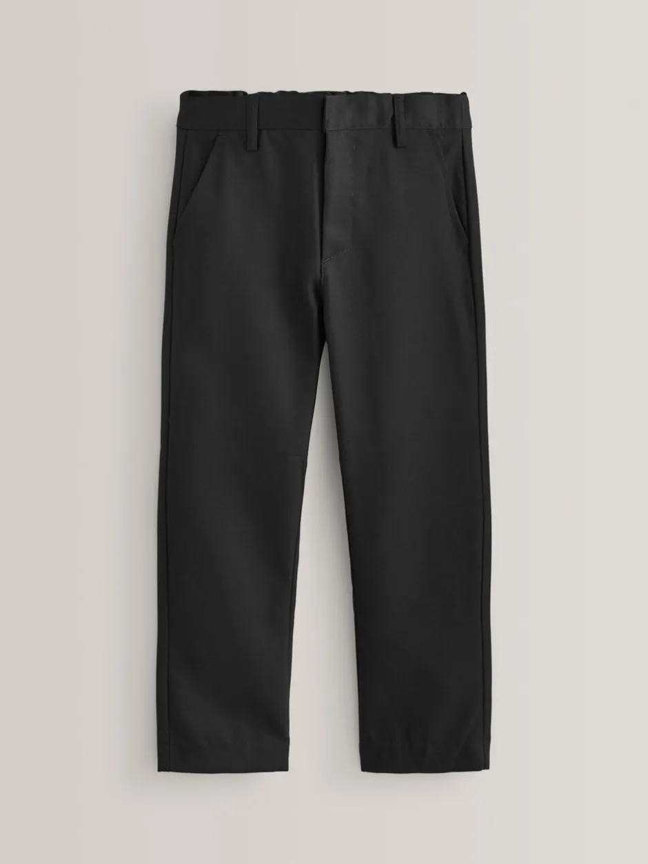 Schoolkleding|Broeken En Chino's*Next - Schoolbroek met rechte pijpen (3-17jaar) Zwart