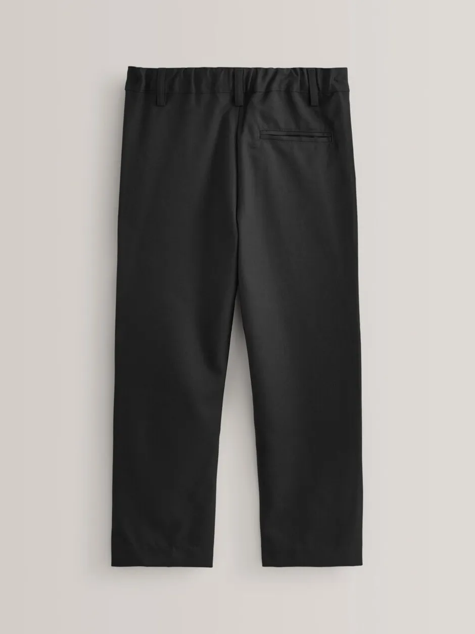 Schoolkleding|Broeken En Chino's*Next - Schoolbroek met rechte pijpen (3-17jaar) Zwart