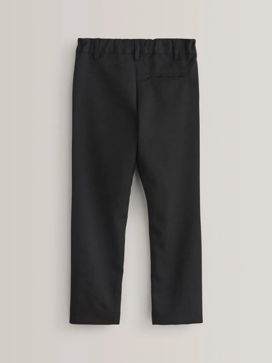 Schoolkleding|Broeken En Chino's|Next - Schoolbroek met rechte pijpen (3-17jaar) Zwart