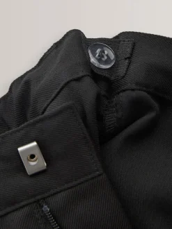 Schoolkleding|Broeken En Chino's|Next - Schoolbroek met rechte pijpen (3-17jaar) Zwart