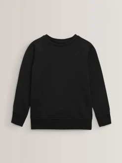 Schoolkleding|Schoolkleding*Next Zwart - Schoolsweater met ronde hals (3-17jr)