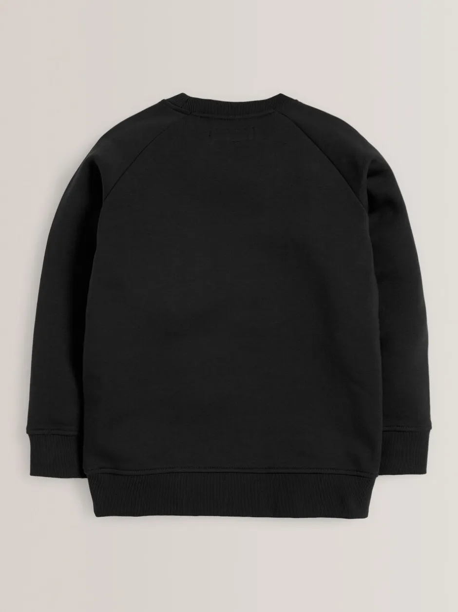 Schoolkleding*Next - Schoolsweater met ronde hals (3-16jr) Zwart