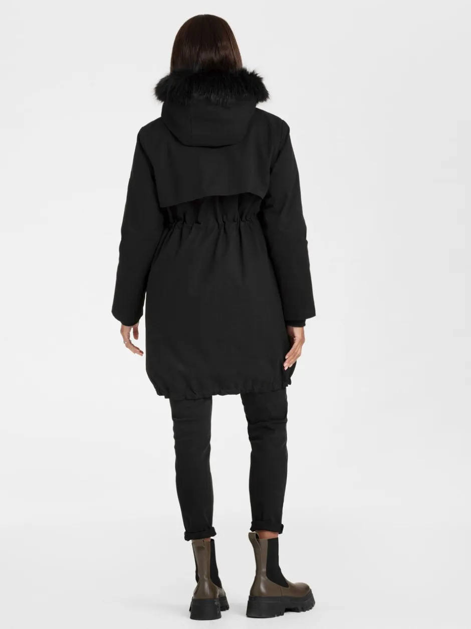 Jassen En Jacks|Moederschap*Seraphine - Premium Sub-Zero donsgevulde 3-in-1 zwangerschaps- en draagparka Zwart
