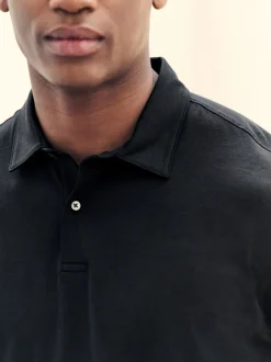 Poloshirts|Next Zwart - Set van 3 jersey poloshirts met korte mouwen