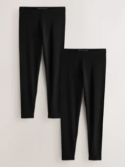 Leggings En Joggingbroeken|Next - Set van 2 lange leggings Zwart