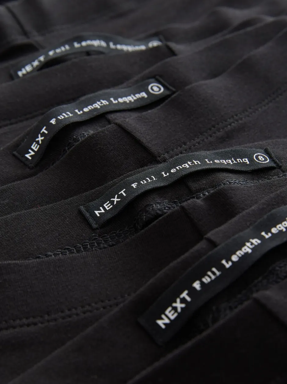 Leggings En Joggingbroeken|Next Zwart - Set van 5 lange leggings