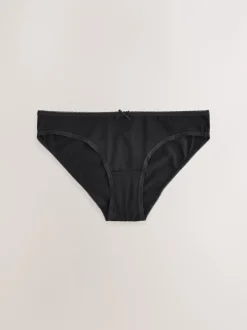 Onderbroeken*Next Zwart - Set van 5 slips met hoog katoengehalte