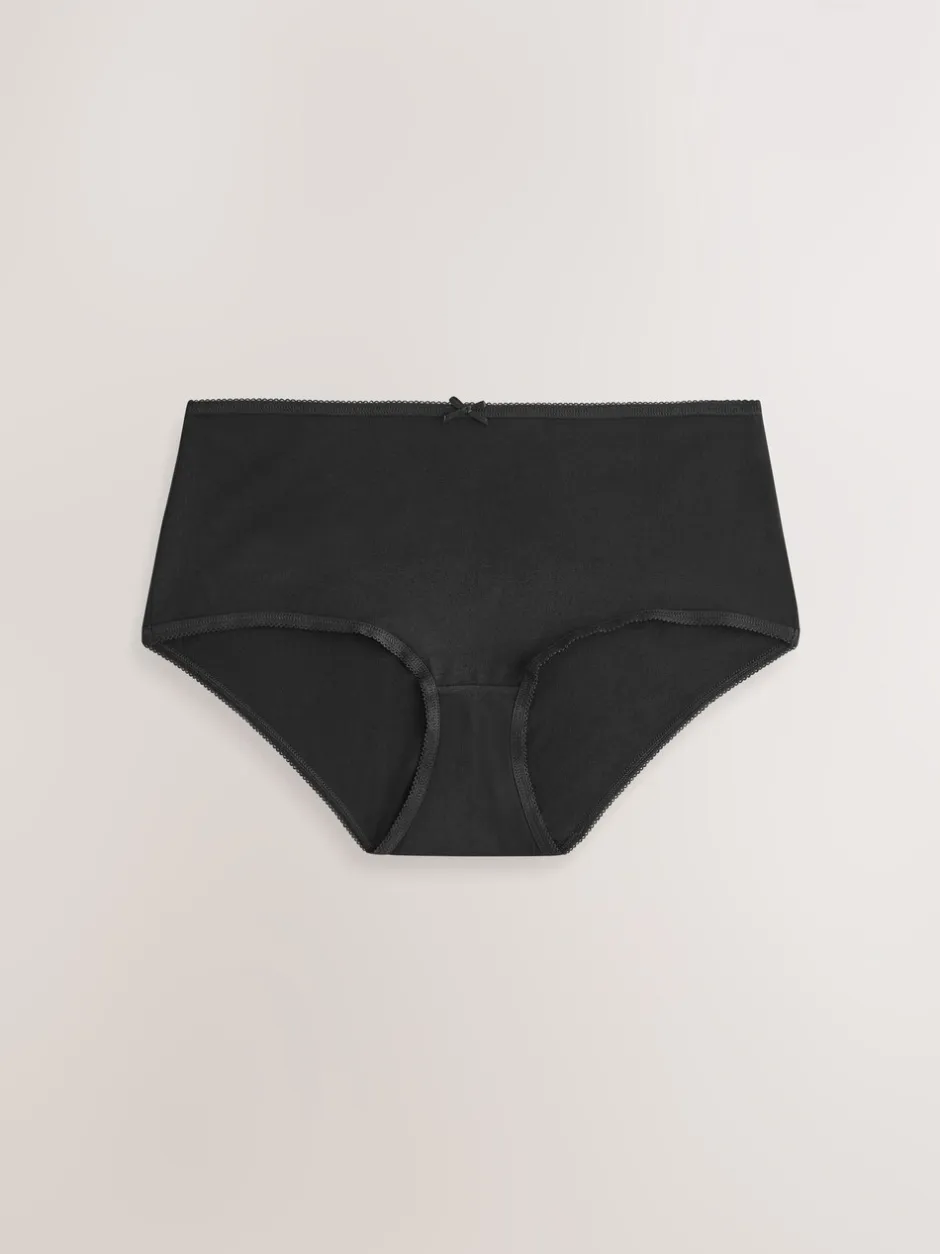 Onderbroeken*Next Zwart - Set van 5 slips met hoog katoengehalte