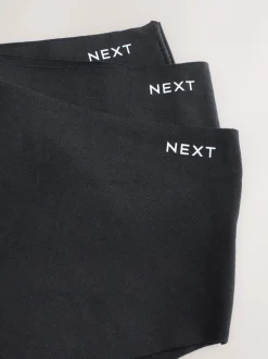 Onderbroeken*Next - Set van 3 slips van katoenmix zonder VPL Zwart