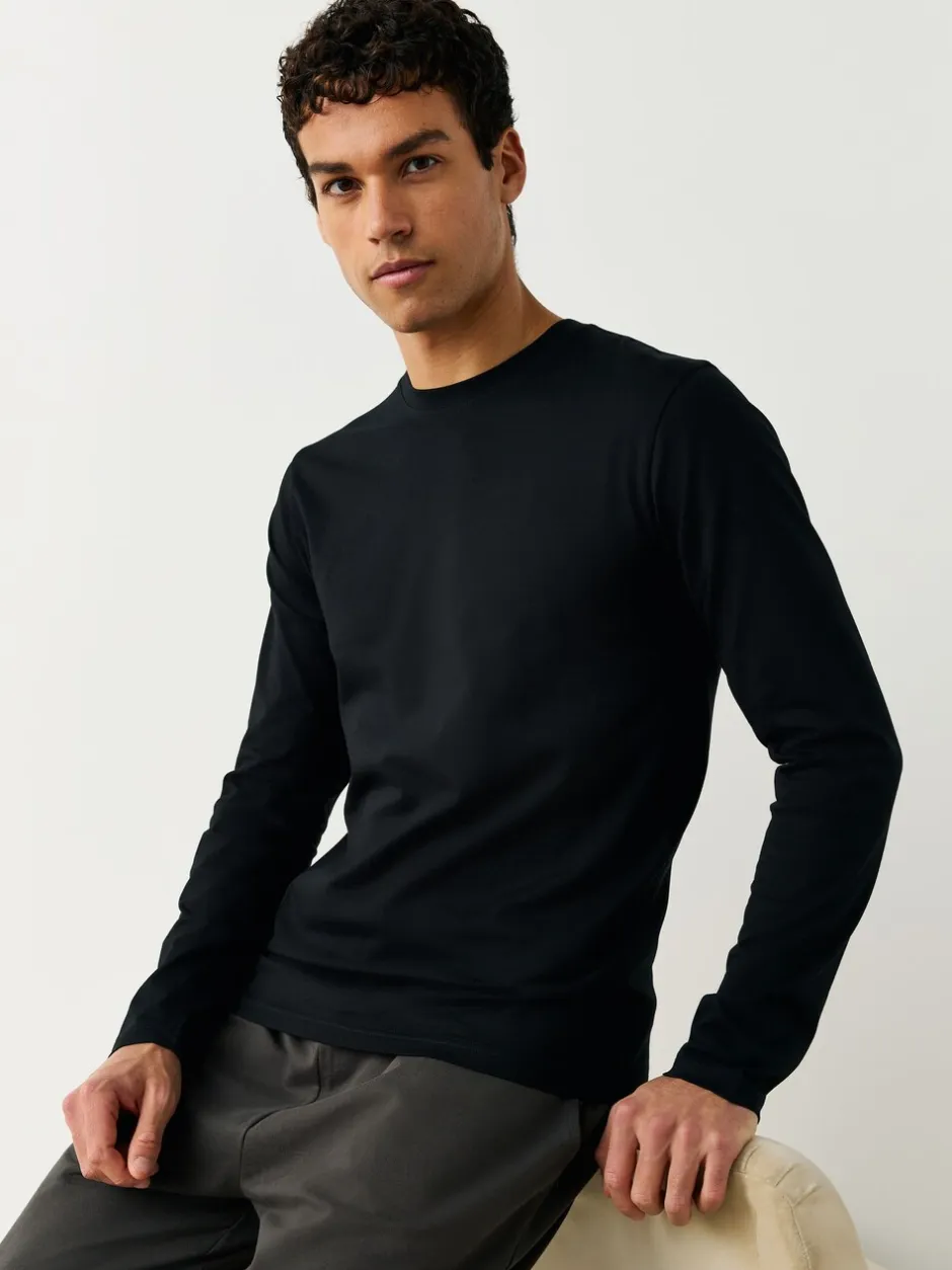 Ondergoed|Ondergoed|Next - Set van 5 T-shirts met lange mouwen en laagjes Zwart