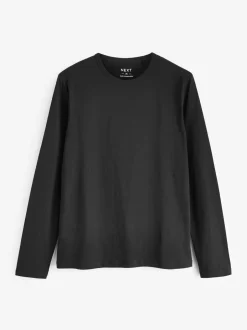 Ondergoed|Ondergoed|Next - Set van 5 T-shirts met lange mouwen en laagjes Zwart