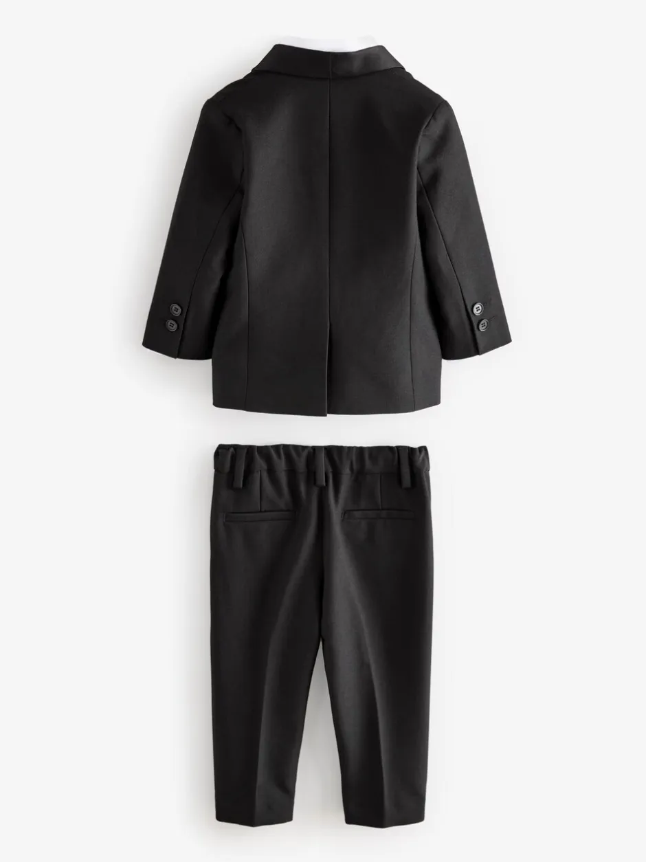 Sets En Combisets|Gelegenheidskleding|Next - Set van blazer, overhemd, broek en vlinderstrik (3 mnd - 9 jr) Zwart