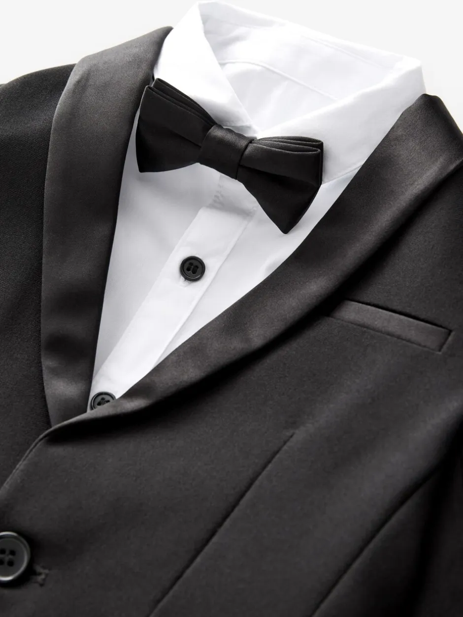 Sets En Combisets|Gelegenheidskleding|Next - Set van blazer, overhemd, broek en vlinderstrik (3 mnd - 9 jr) Zwart