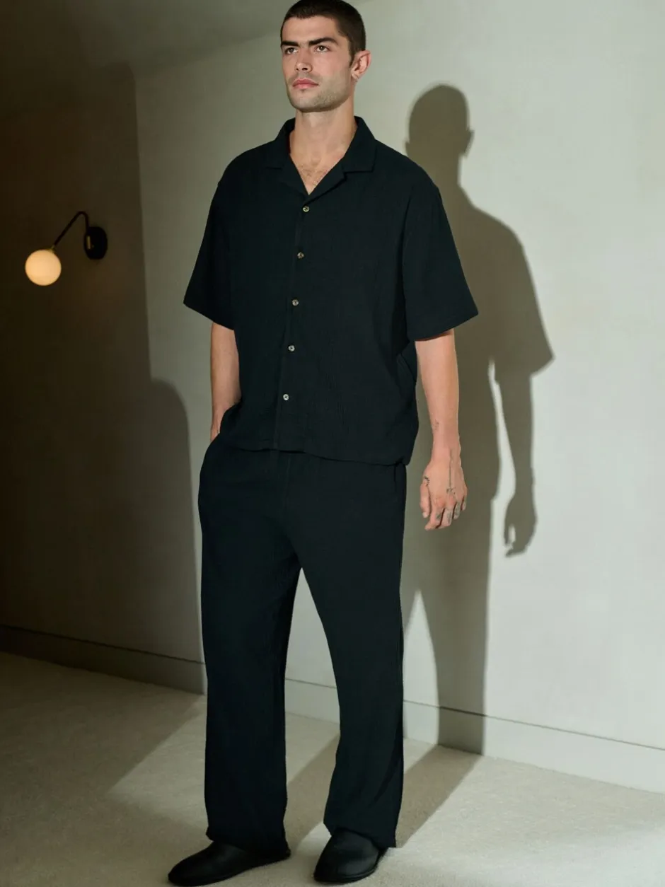 Pyjama's*Next - Short Sleeve Pyjamas Set Zwart