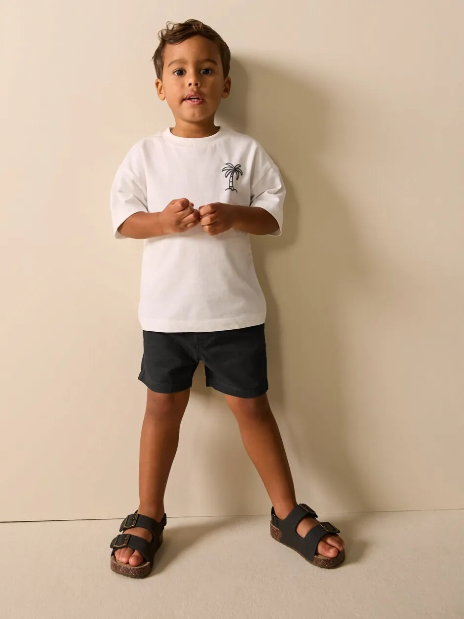 Shorts|Shorts*Next Zwart - Shorts met trekkoord (3mnd-7jr)