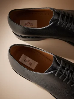 Formele Schoenen|Next Zwart - Signature - Derby-schoenen met leren zool