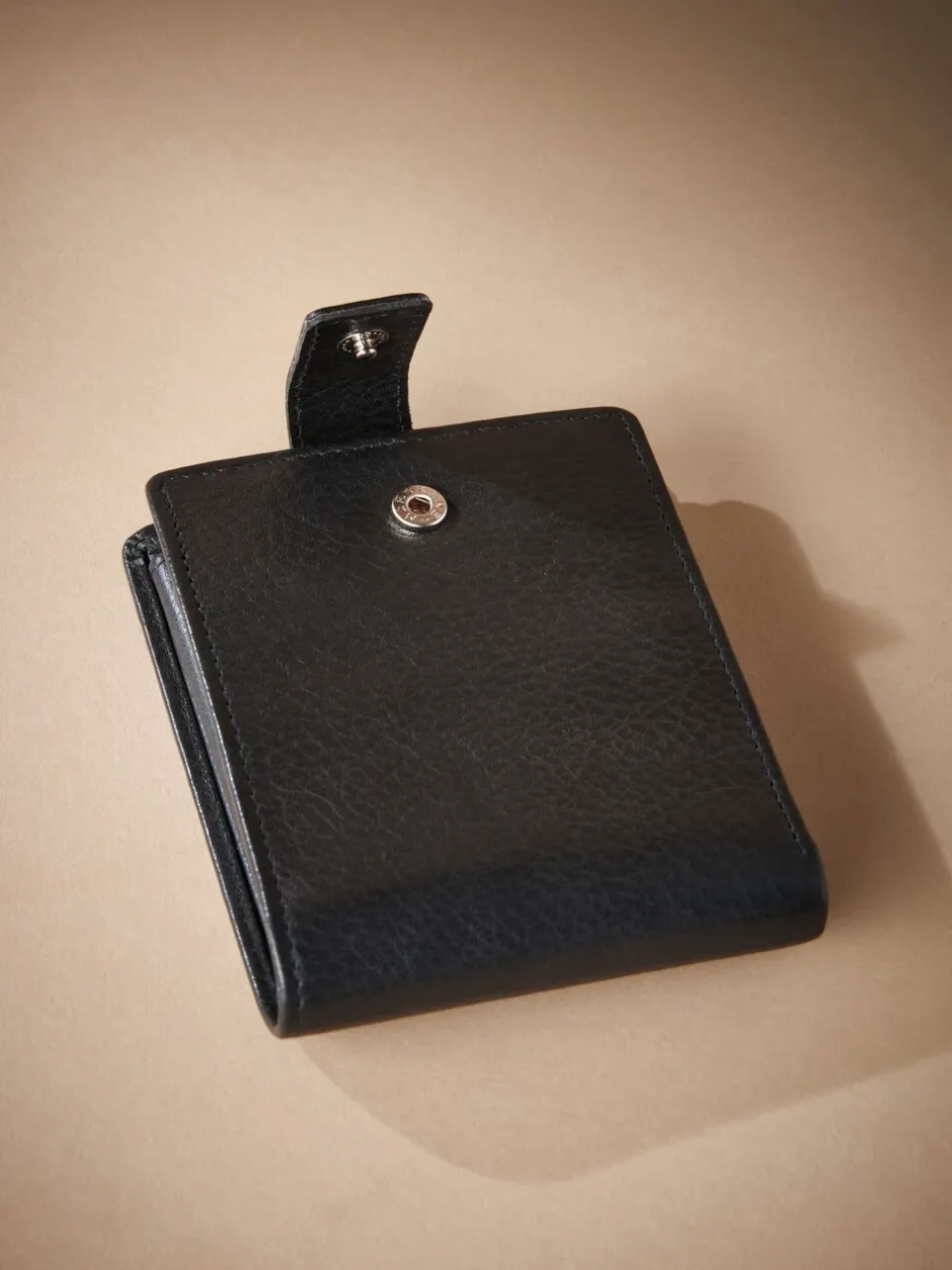Portemonnees|Next - Signature - Extra ruime leren portemonnee Zwart