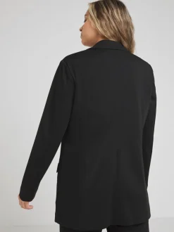 Kostuums En Werkkleding|Simply Be - - Blazer van pontestof Zwart