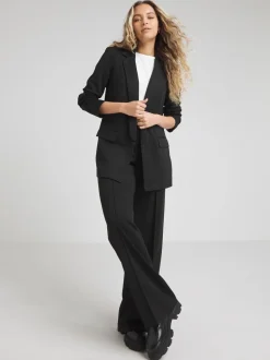 Kostuums En Werkkleding|Simply Be - - Blazer van pontestof Zwart