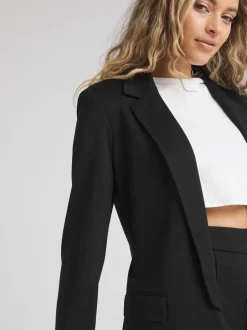 Kostuums En Werkkleding|Simply Be - - Blazer van pontestof Zwart