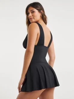 Badkleding|Simply Be - Magisculpt Lose Up To An Inch zwemjurk Zwart