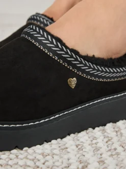 Pantoffels*Skechers - Keepsakes Lite Cozy Fest pantoffels Zwart