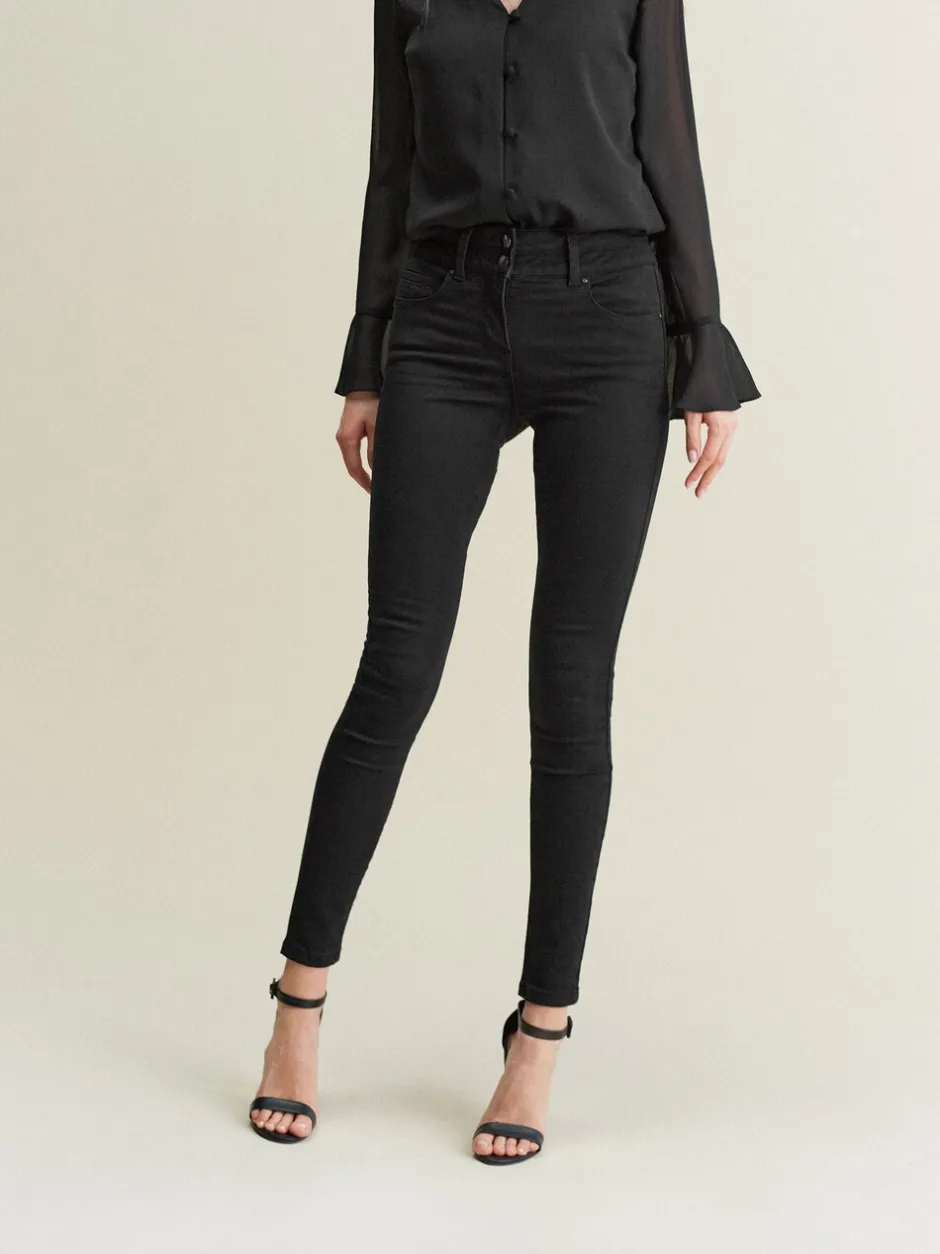 Jeans|Next - Skinny jeans met verlengings- en afslankeffect Zwart