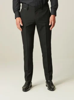Smokings En Feestkleding*Next Zwart - Skinny-fit smoking: pantalon