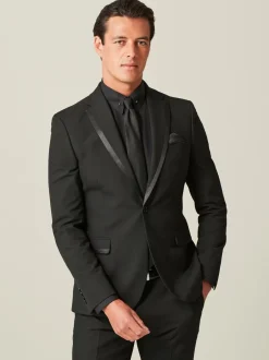 Smokings En Feestkleding|Blazers En Business-Jasjes*Next Zwart - Skinny-fit smoking: colbert