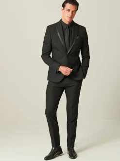 Smokings En Feestkleding|Blazers En Business-Jasjes*Next Zwart - Skinny-fit smoking: colbert