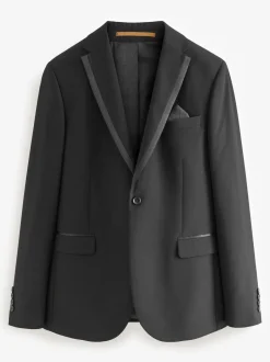 Smokings En Feestkleding|Blazers En Business-Jasjes*Next Zwart - Skinny-fit smoking: colbert