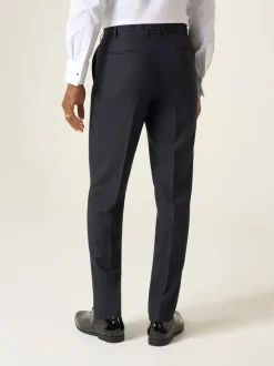 Smokings En Feestkleding*Skopes - getailleerd Newman-kostuum met ruit: pantalon Zwart