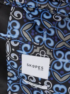 Smokings En Feestkleding|Skopes - Jive modieus gesneden fluwelen jack Zwart