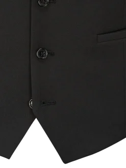 Vesten|Skopes - Milan Scoop Slim fit gilet Zwart