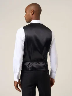 Vesten|Skopes - Party Paisley Waistcoat Zwart