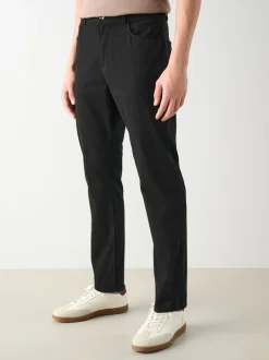 Broeken En Chino's|Next - Slim Fit - 5 Broek met zakken Soft Touch Zwart