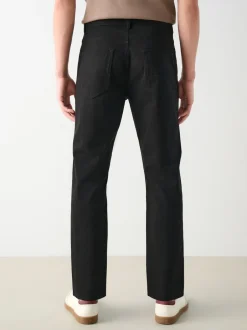Broeken En Chino's|Next - Slim Fit - 5 Broek met zakken Soft Touch Zwart