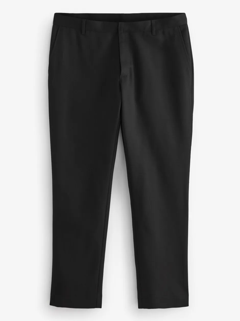 Formele Broek*Next - Slim Fit - 2 Modieuze broeken zonder bandplooi Zwart
