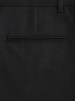 Formele Broek*Next - Slim Fit - 2 Modieuze broeken zonder bandplooi Zwart
