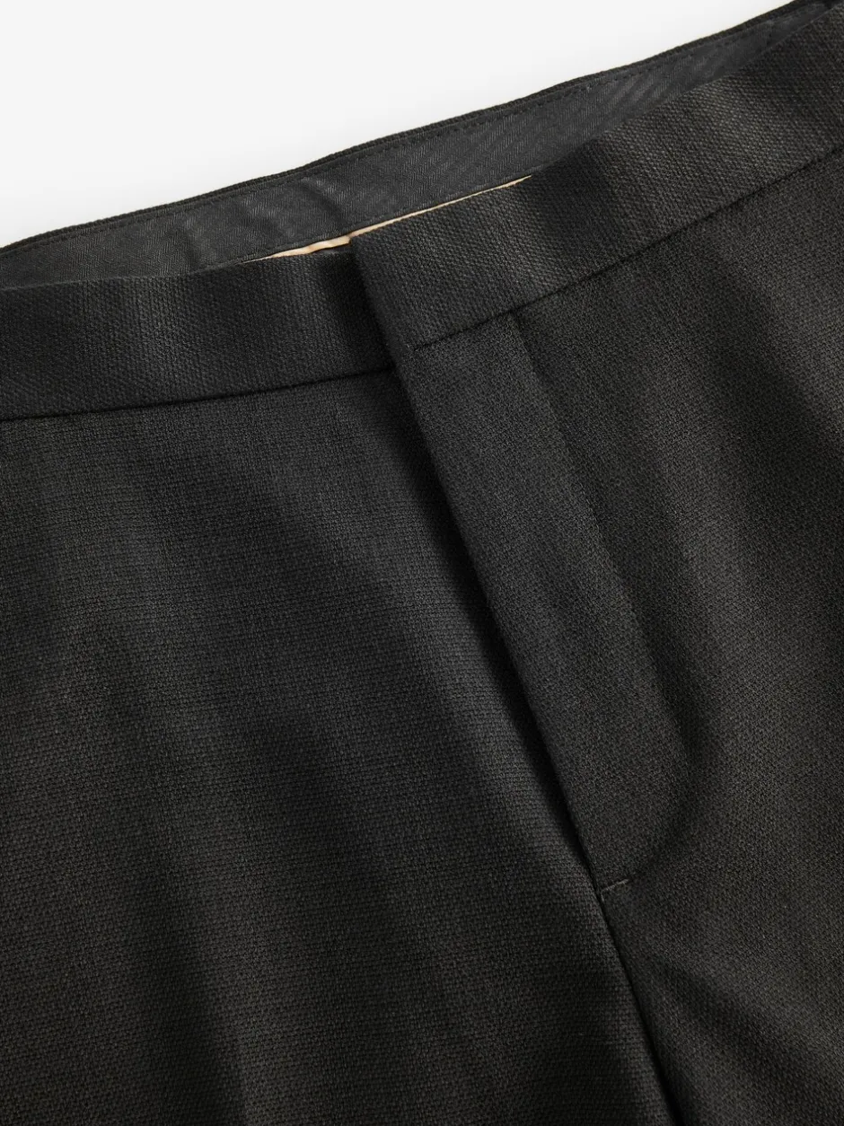 Smokings En Feestkleding*Next Zwart - Slim Fit - Adjustable Tuxedo Trousers With Wool