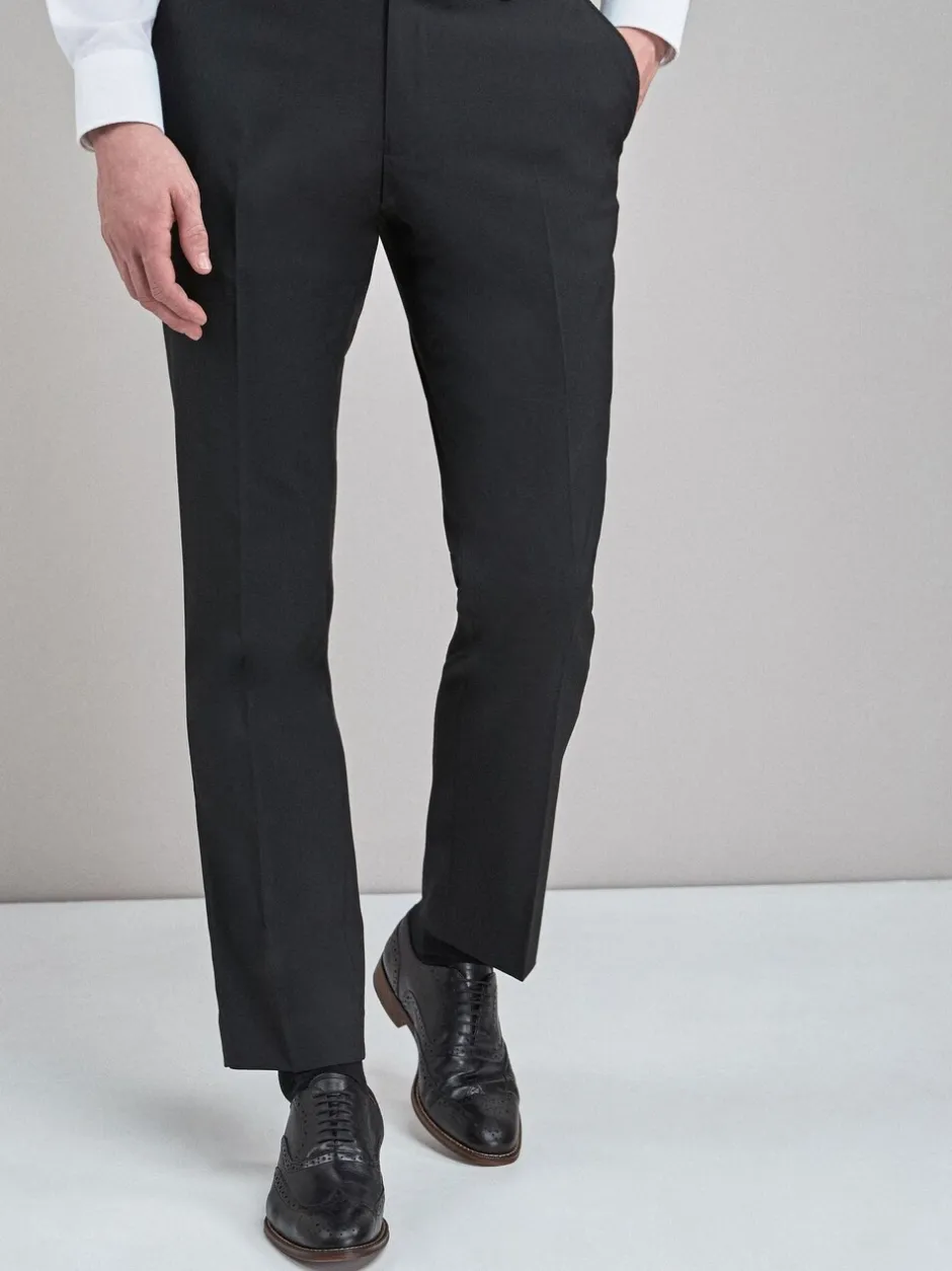 Formele Broek|Broeken En Chino's*Next Zwart - Slim Fit - Chique stretchy broek