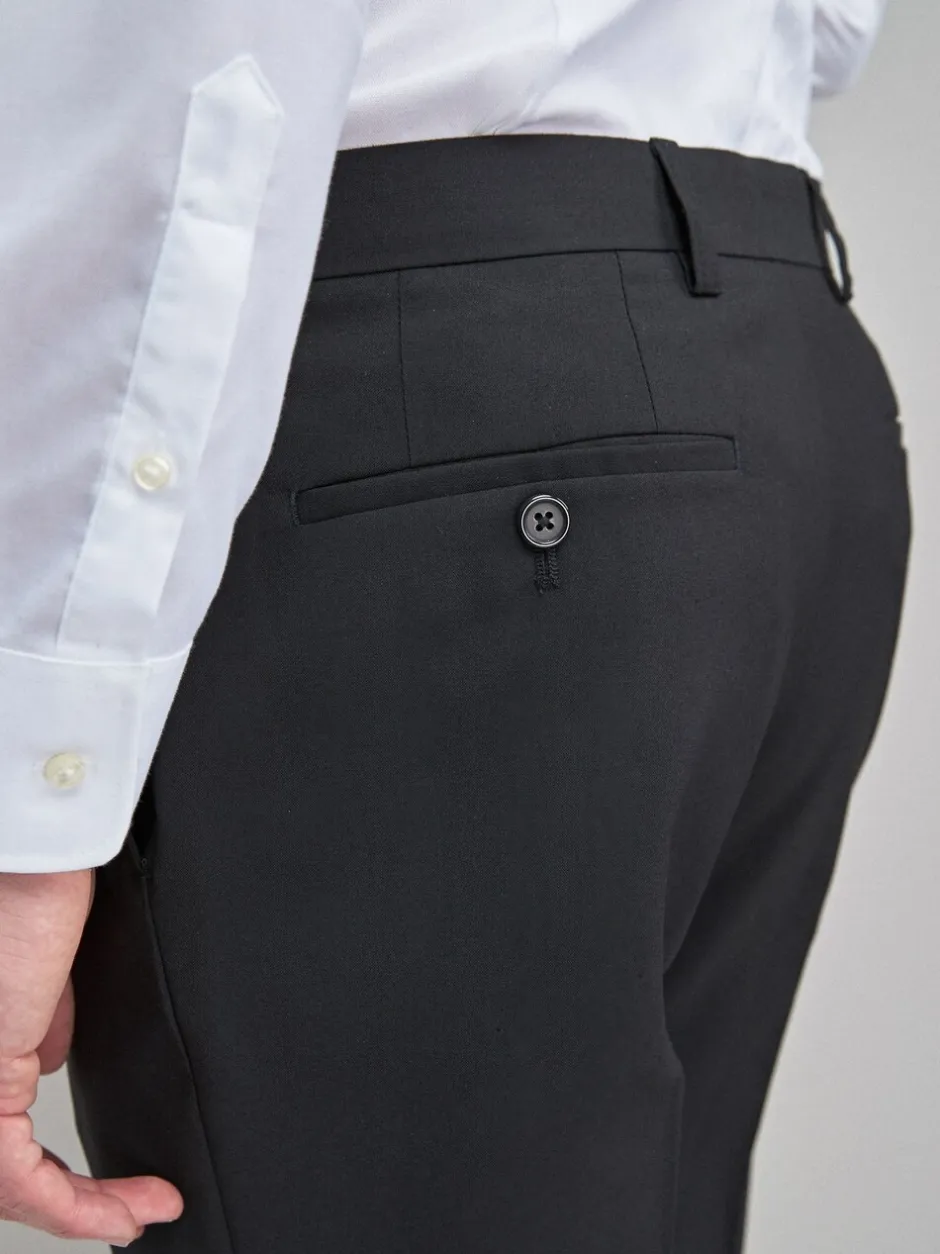 Formele Broek|Broeken En Chino's*Next Zwart - Slim Fit - Chique stretchy broek
