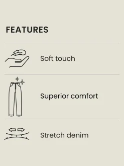 Jeans*Next Zwart - Slim Fit - Comfortabele stretchjeans