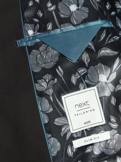 Blazers En Business-Jasjes|Pakken|Next - Slim Fit - Kostuum met twee knopen: colbert Zwart