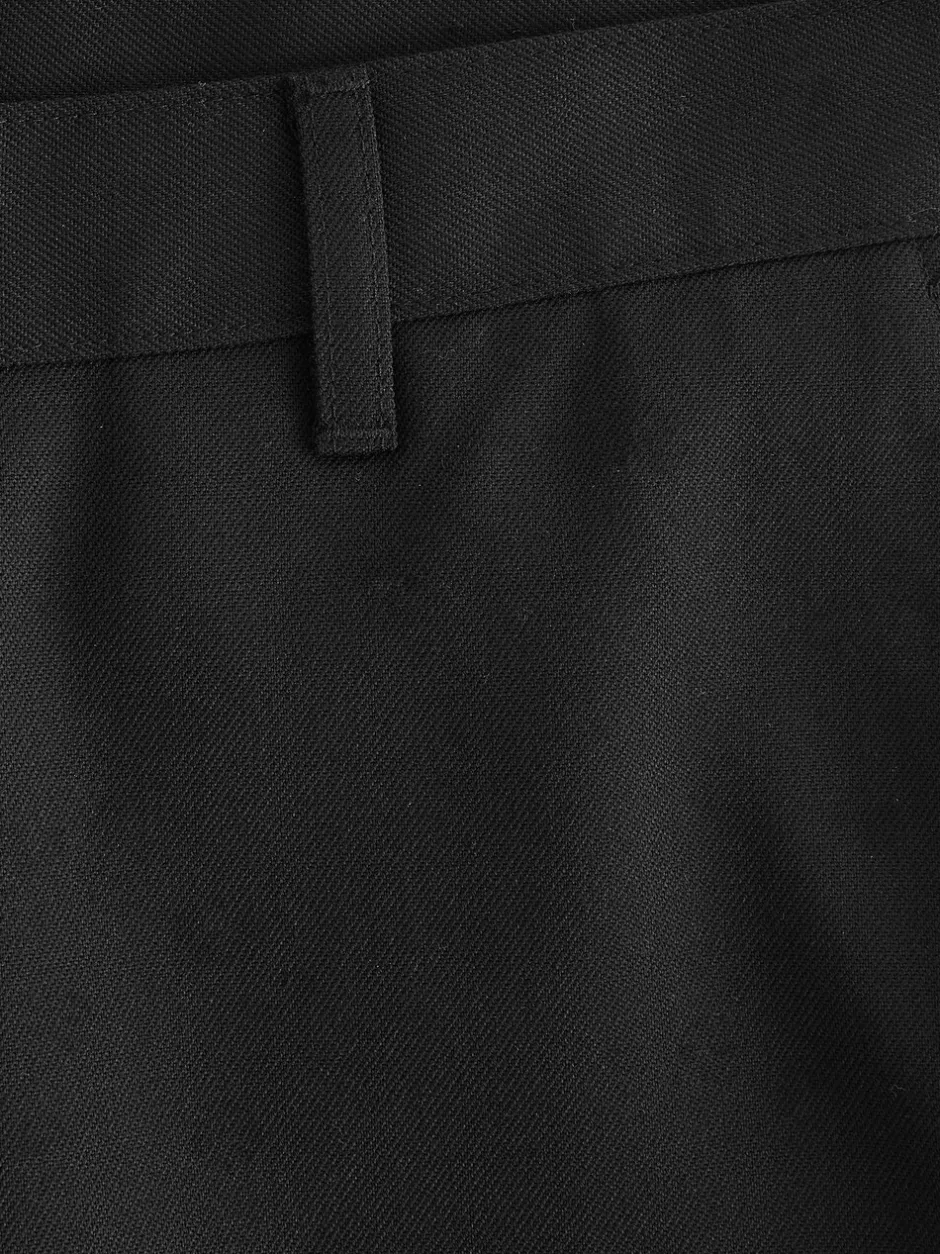 Formele Broek|Next - Slim Fit - Modieuze broek zonder plooien Zwart