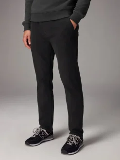 Formele Broek|Broeken En Chino's|Next - Slim Fit - Motionflex chino Zwart