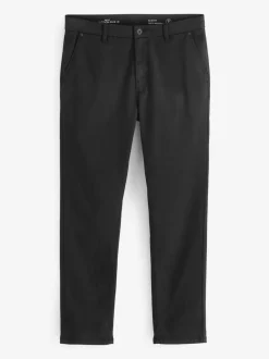 Formele Broek|Broeken En Chino's|Next - Slim Fit - Motionflex chino Zwart