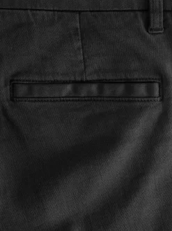 Formele Broek|Broeken En Chino's|Next - Slim Fit - Motionflex chino Zwart