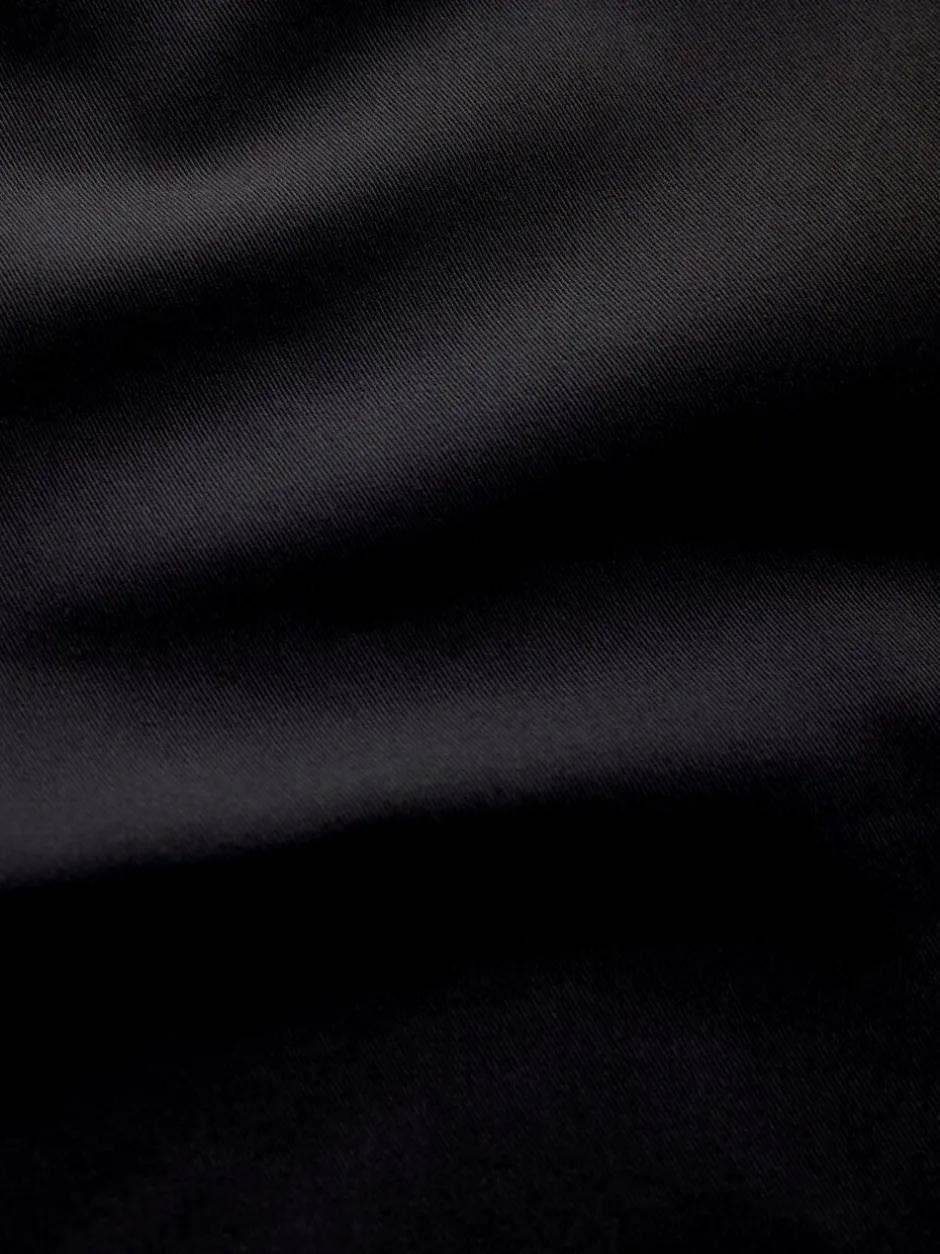 Broeken En Chino's|Next - Slim Fit - Pleated Stretch Chinos Trousers With Elasticated Waist Zwart