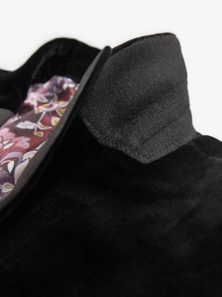 Smokings En Feestkleding|Next - Slim Fit - Signature Pontoglio Italiaanse fluwelen blazer Zwart